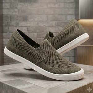 Aeropostale Olive Green Slip on Sneakers